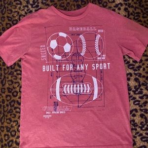 Short sleeve, dusty pink shirt